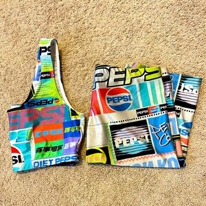 Forever 21 Matching Pepsi Set Used in Great Condition Size M